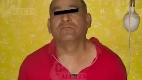 José Andrés ‘N’ siendo detenido por agredir a su hija de 5 años dentro de su domicilio en la Álvaro Obregón.