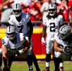 Las Vegas Raiders en el partido ante Kansas City en donde los rojos se llevaron la victoria por 31-0. Las Vegas Raiders en el partido ante Kansas City en donde los rojos se llevaron la victoria por 31-0.