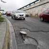 Telediario Media Bache daña pila de vehículos sobre avenida Bonifacio Salinas Telediario Media Bache daña pila de vehículos sobre avenida Bonifacio Salinas