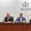 Autoridades de Jalisco durante ediciones pasadas de la conferencia de prensa en materia de seguridad Autoridades de Jalisco durante ediciones pasadas de la conferencia de prensa en materia de seguridad