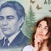Mujer pensando si existe el billete de 2 mil pesos. Mujer pensando si existe el billete de 2 mil pesos.