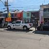 Calles de Tlajomulco y patrulla de policía de Tlajomulco Calles de Tlajomulco y patrulla de policía de Tlajomulco
