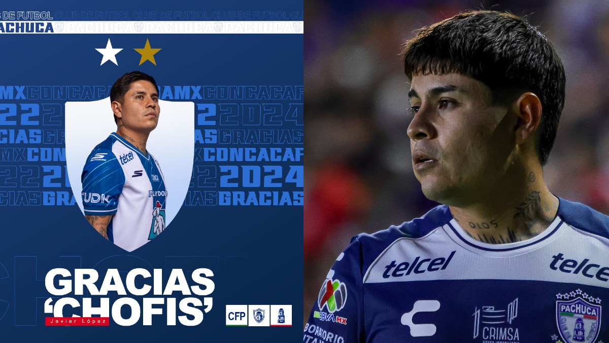 Club Pachuca anunció la salida de Eduardo 'Chofis' López de la institución a 3 jornadas de terminar la fase regular del Apertura 2025. Club Pachuca anunció la salida de Eduardo 'Chofis' López de la institución a 3 jornadas de terminar la fase regular del Apertura 2025.