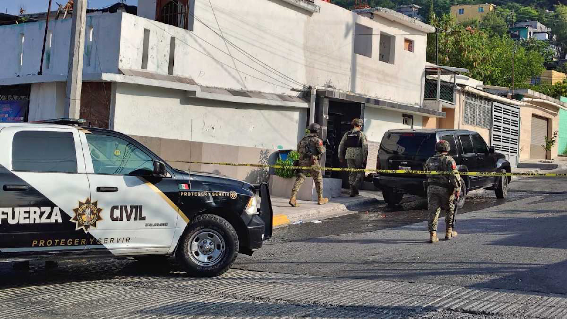 El enfrentamiento causó una fuerte movilización policiaca de varias corporaciones en los alrededores de la colonia Croc.