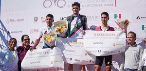 Isaac del Toro sigue escribiendo historia en el ciclismo tras proclamarse campeón de México en la prueba contrarreloj en Baja California. Isaac del Toro sigue escribiendo historia en el ciclismo tras proclamarse campeón de México en la prueba contrarreloj en Baja California.