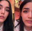En la imagen se puede ver a una mujer identificada como Carla Benitez, consternada con una blusa blanca, en el fondo de la imagen se pueden ver algunos peluches En la imagen se puede ver a una mujer identificada como Carla Benitez, consternada con una blusa blanca, en el fondo de la imagen se pueden ver algunos peluches