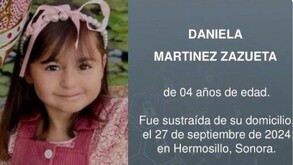 Daniela Martínez Zazueta menor buscada tras ser sustraída de su vivienda en Sonora