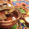 Platillo con carne y caldo denominado Mole de Caderas en Puebla capital. Platillo con carne y caldo denominado Mole de Caderas en Puebla capital.