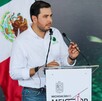 Bernardo Bravo Manríquez, presidente de la Asociación de Citricultores del Valle de Apatzingán en presentación pública.