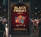 En México cada año se realiza el Black Friday, y se anuncia a través de distintas plataformas como espectaculares en las calles de las ciudades.