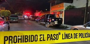 Área acordonada en escena del crimen. Área acordonada en escena del crimen.