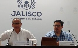 Secretario de salud Jalisco, Héctor Raúl Pérez Gómez y Roberto Carlos Rivera Ávila, Director de Salud Pública en Jalisco