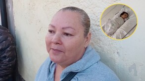 Teresa Rosales, abuela de bebé desaparecida tras ser sustraída de un hospital de Durango.