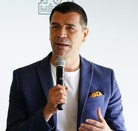 Jared Borgetti en una rueda de prensa en Torreón