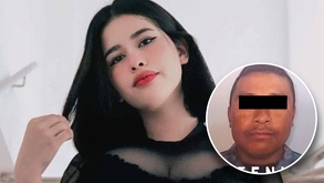 Stephany Carmona, sargento muerta en cuartel de la Guardia Nacional, y foto en miniatura de su presunto agresor.