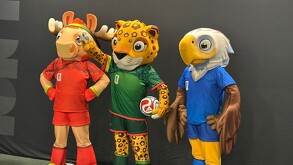 El Gigante de Acero tuvo una probadita de lo que se vivirá en el próximo mes de junio en el 2026 con la visita de las mascotas oficiales para la Copa del Mundo.