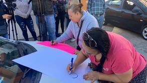 La Fiscal General de Durango, Sonia Yadira de la Garza, dando comunicado tras desaparición de la bebé Judith.