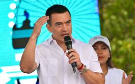 Presidente de Ecuador Daniel Noboa