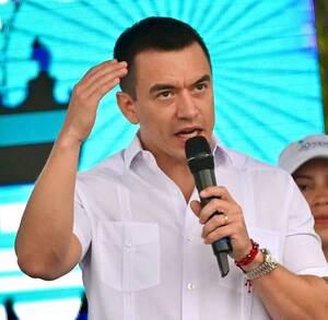 Presidente de Ecuador Daniel Noboa
