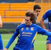 Sebastián Córdova haciendo un tiro en el entrenamiento con Tigres previo a la jornada 15 de la Liga MX. Sebastián Córdova haciendo un tiro en el entrenamiento con Tigres previo a la jornada 15 de la Liga MX.