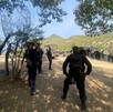 Elementos del Ejército, Guardia Nacional y Policía Municipal en cerro de Michoacán durante operativo de seguridad Elementos del Ejército, Guardia Nacional y Policía Municipal en cerro de Michoacán durante operativo de seguridad