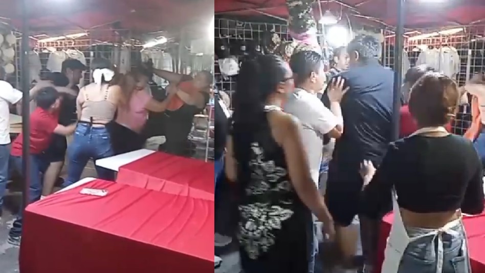 Pelea de comerciantes en la fayuca de Ciudad Nazas de la ciudad de Torreón Pelea de comerciantes en la fayuca de Ciudad Nazas de la ciudad de Torreón