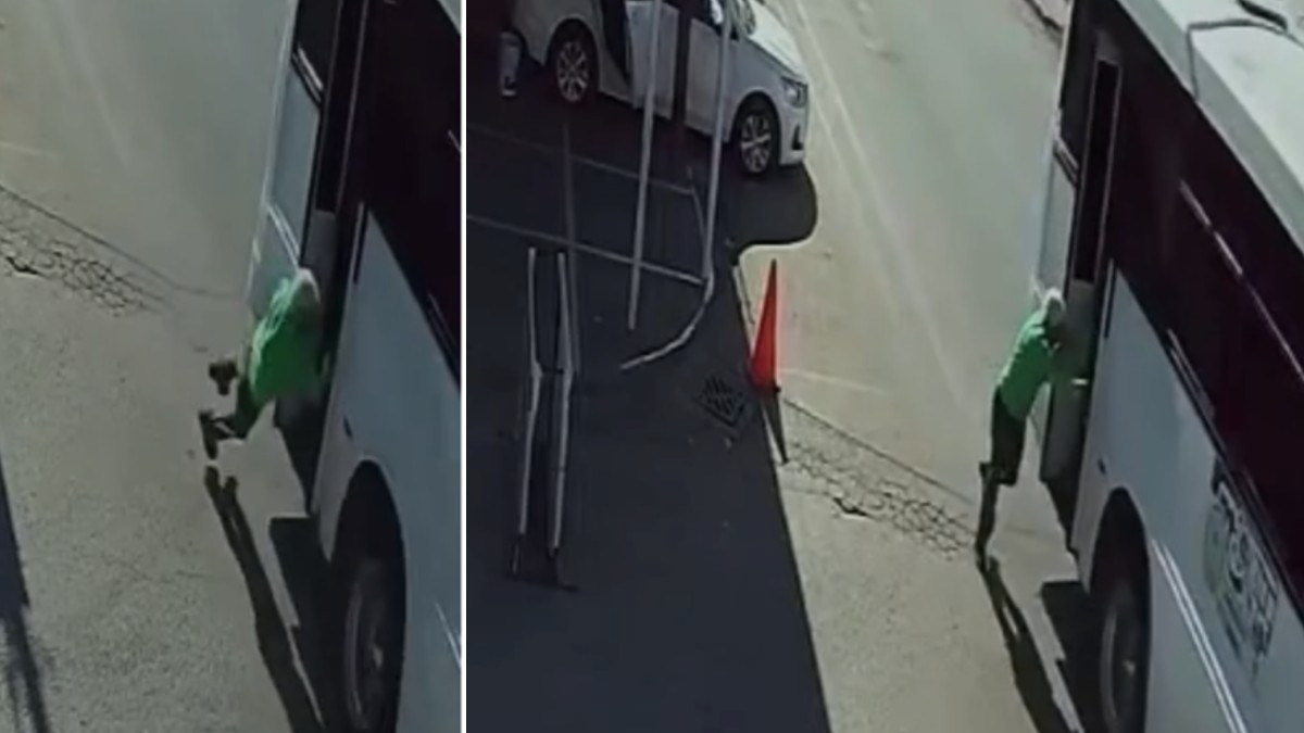 Hombre arrastrado por un camión de ruta Independencia-Narro en Torreón Hombre arrastrado por un camión de ruta Independencia-Narro en Torreón