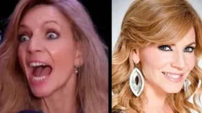 En la imagen se muestran dos fotos de Manola Díez, en una aparece gritando