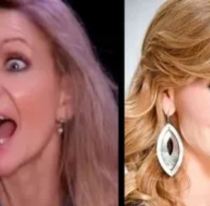 En la imagen se muestran dos fotos de Manola Díez, en una aparece gritando