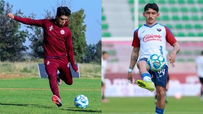 José Ávila, dorsal 10 de Mineros que juega como mediocampista y Edgar Jiménez, camiseta número 34, también mediocampista, pero de Atlante.