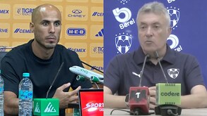 Guido Pizarro en conferencia de prensa tras derrotar a Xolos, y Domenec Torrent hablando tras perder contra Cruz Azul