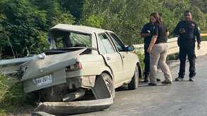 Movilización por accidente carretera Cadereyta-Allende