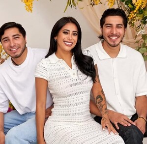En la imagen aparcen Kim Shantal junto a sus dos hermanos, Brandon y Briana. En la imagen aparcen Kim Shantal junto a sus dos hermanos, Brandon y Briana.