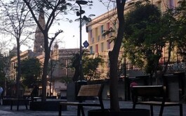 Centro Histórico de Guadalajara con la catedral de guadalajara de fondo