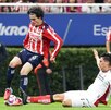 Diego Campillo sufrió una fuerte lesión en el Clásico Tapatío ante Atlas, mismo que lo dejará fuera de lo que resta en el Apertura 2025. Diego Campillo sufrió una fuerte lesión en el Clásico Tapatío ante Atlas, mismo que lo dejará fuera de lo que resta en el Apertura 2025.