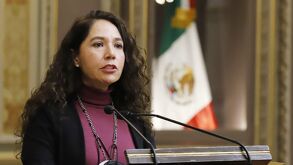 María Teresa Castro Corro ex secretaria de Planeación y Finanzas, acusada por un fraude millonario en Banco Accendo.