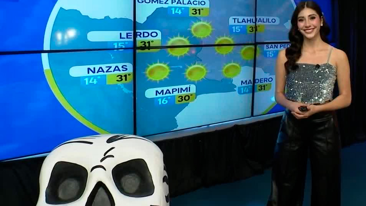 Fanny Ramírez nos da el pronóstico del tiempo en Laguna para este lunes 27 de octubre de 2025.