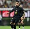 Alexis Vega disputando un partido de preparación con la Selección Mexicana antes del Mundial de 2026. Alexis Vega disputando un partido de preparación con la Selección Mexicana antes del Mundial de 2026.