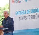 Román Cepeda en la entrega de las nuevas unidades de SIMAS Román Cepeda en la entrega de las nuevas unidades de SIMAS