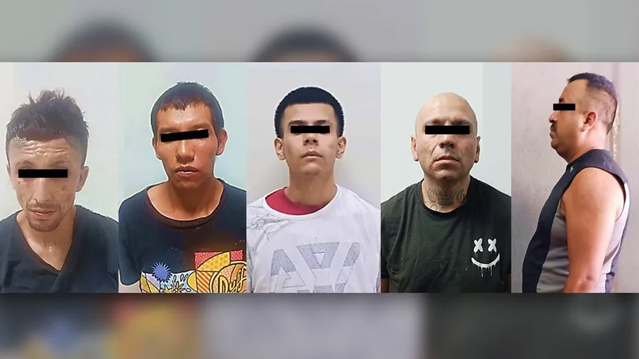 Cinco hombres fueron detenidos en Apodaca por la Guardia de Proximidad, incluyendo a Juan “N” por homicidio calificado.