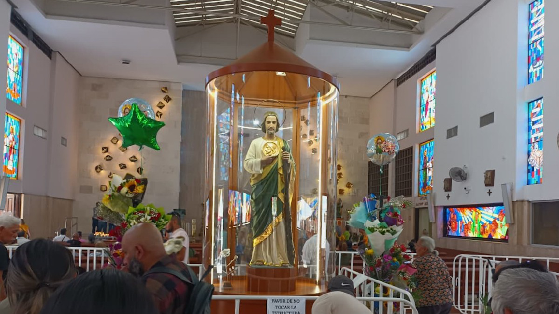 El Santuario de San Judas Tadeo en Monterrey espera recibir más de 50 mil personas en dos días y hasta 160 mil durante toda la temporada de fiestas patronales.