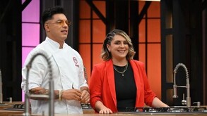 La hermana de Jawy Méndez lo acompañó durante un episodio de MasterChef Celebrity.