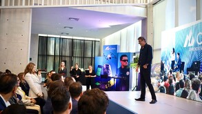 Arturo Elías Ayub, empresario mexicano, durante su participación en el panel de CIMA, en Chihuahua.