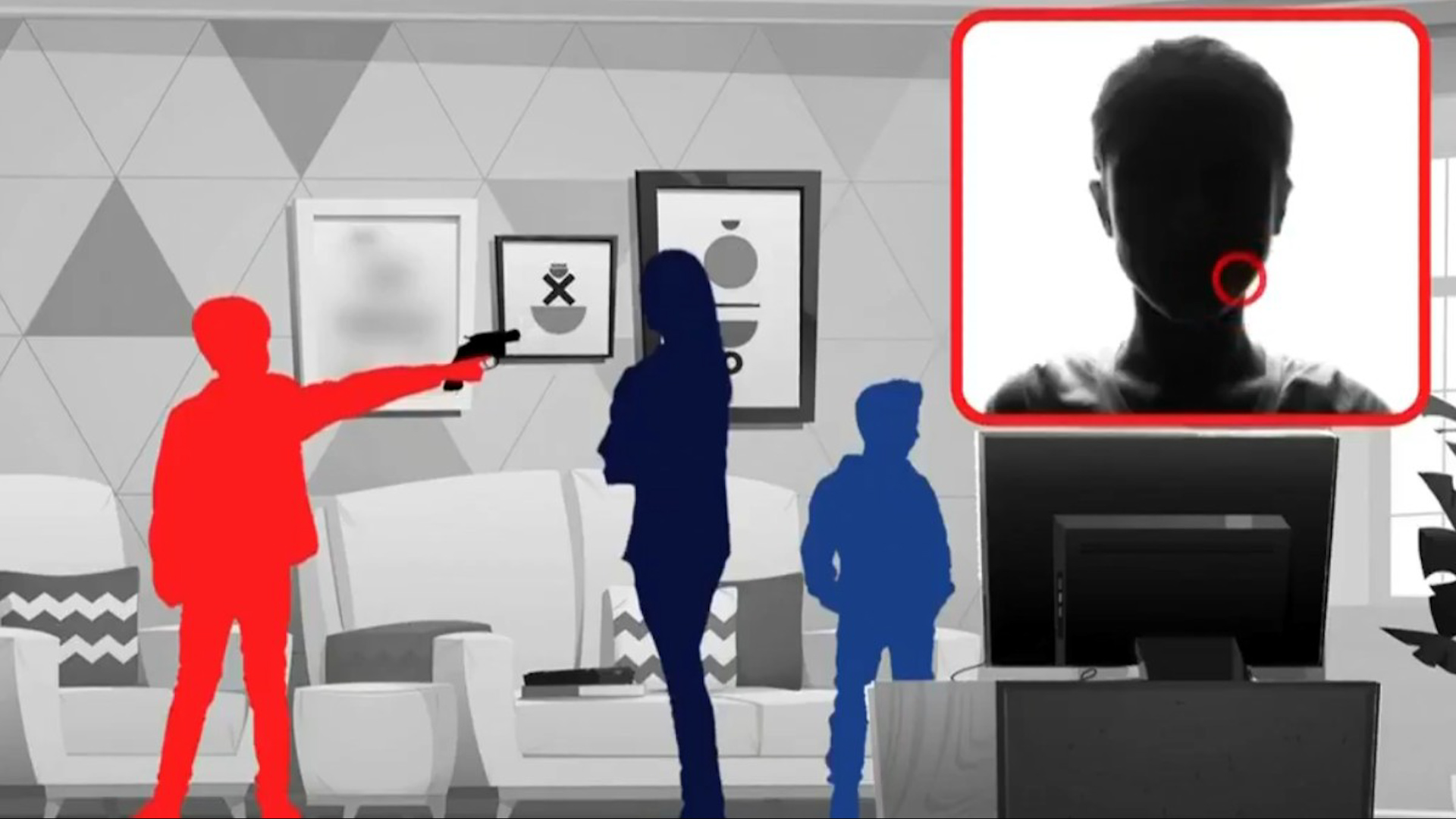 Vigo 'N' de 13 años de edad fue detenido y presentado ante las autoridades por dispararla a su mamá y hermano durante una discusión.