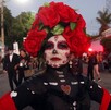 Mujer maquillada de catrina en Tlaquepaque durante el festival por Día de Muertos en Tlaquepaque Mujer maquillada de catrina en Tlaquepaque durante el festival por Día de Muertos en Tlaquepaque
