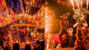 Calaverandia es una atracción emblemática de Guadalajara, donde se disfruta del Día de Muertos.