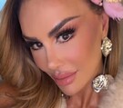 En la imagen se puede ver a Ninel Conde antes de cambiarse el color de ojos y después de hacerlo.