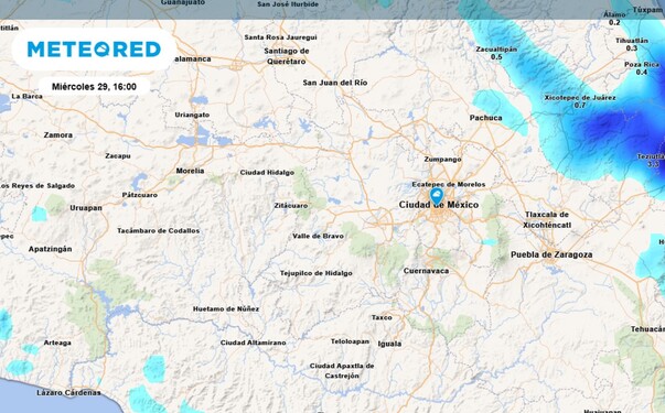 Probabilidad de lluvia en CdMx HOY 29 de octubre del 2025. Aquí los detalles.