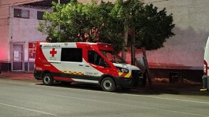 Cruz Roja donde se atendió a joven herido durante riña en colonia Joyas del Desierto de Torreón.