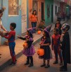 En Halloween los niños piden dulces en casas cercanas a donde viven o en tiendas. En Halloween los niños piden dulces en casas cercanas a donde viven o en tiendas.